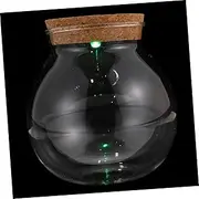 WEKADRIN Transparent Glass Terrarium Container with Lid Multi Functional Micro Landscape DIY Bottle for Home Decoration and Plant Display Durable and Strong Design