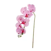1 Pcs 38 Inch Artificial Orchid Stems Phalaenopsis Flowers Purple/Pink