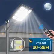 Solar Wall Lights Pathway Motion Sensor 1600W LED Bulb Outdoor Lamps Waterproof