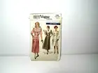 VTG Vogue Pattern Dress Loose Fitting Bodice Wide Collar Pleated Skirt 7723