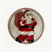 Mud Pie Santa Salad Christmas Plate, Gift