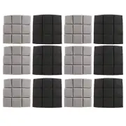 SELF-ADHESIVE Sound Proof Foam Panels,12 Pack Acoustic Foam Panels 25945