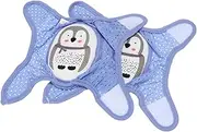[WRITWAA] Baby Kneelet Adorable Cartoon Style Breathable Material Elastic Non-slip Toddler Kneepad 1 Set