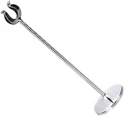 GRIRIW 1pc U Shape Stainless Steel Table Cards Clip Menu Holder for Restaurants Events for Weddings Graduations Parties Stable Base Design for