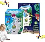 Digital Target Game,Digital Target for with Auto-Reset | 3 Modes Creative Funny Soft Foam Dart Game with Sound for Outdoor