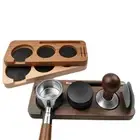 51/58mm Espresso Tamping Station Barista Coffee Tamper Holder Stand Distributor