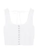 Free People Amelia Cotton Corset top - White - XS XS