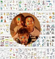 Children's Tattoo Set, 30 Sheets Glow in the Dark Temporary Tattoos, Children's Tattoo Set, Luminous Tattoo Stickers for Boys Girls Children Play