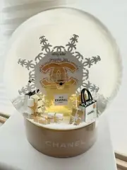 Chanel Holiday Snow Globe 2024 Limited Edition Snowflake