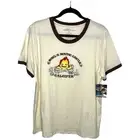 Studio Ghibli T-Shirt Women's XL Howl's Moving Castle Calcifer Ringer Organic