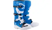 ALPINESTARS TECH 5 MOTOCROSS BOOT SIZE 9 BLUE/WHITE NEW WITH TAGS
