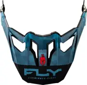 Fly Racing Visor for Trekker Kryptek Conceal Helmet - Slate/Black/Red
