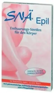 Sna Epil Enthaarungsstreifen for Den Body 8 Double Stripes