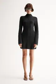 Amber Knit Dress Black Size 10 | Elka Collective