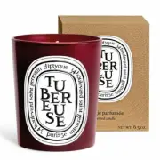 Diptyque Limited Edition Tuberose Candle 190g / red case rouge flower shop paris