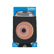Wiggle Illusion - Funny Novelty Stubby Holder With Base