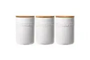 Baccarat Le Connoisseur Canister Set of 3 - White