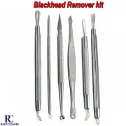 Blackhead Facial Acne Pimple Extractor Comedone Remover Kit Set Of 6