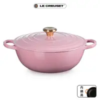 在飛比找momo購物網優惠-【Le Creuset】典藏琺瑯鑄鐵鍋媽咪鍋28cm(多色)