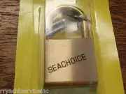 PADLOCK SEACHOICE 37231 SOLID BRASS 2" WIDE BODY MARINE BOAT SOLID BRASS LOCK