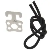 Flexible and Scuba Diving Sidemount Bungee Loops Sturdy 316 Stainless Steel