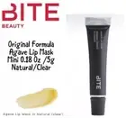 Original Bite Beauty Agave Lip Mask Natural Clear Travel Size .18oz With Lanolin