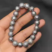 71g Aletai iron meteorite 10mm round bead Beaded Bracelet
