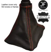 RED STITCH REAL LEATHER GEAR BOOT FITS SUZUKI SWIFT 2010-2017