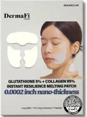[Dermafi] Glutathione 5% + Collagen 95% Instant Resilience Melting Patch Facial