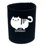 Animal Cat Enthusiast - Funny Novelty Stubby Holder