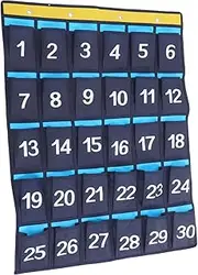 NAMOARLY Phone Pocket Organizer for Classroom Hanging Storage Chart Compact Lightweight Easy Installation Over Door Storage for Cellphones and Sundries