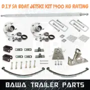 DIY Galvanized 1400kg Boat Jetski Single Axle Trailer Kit + Eye to Eye Springs !
