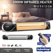 Maxkon 2000W Infrared Heater Carbon Electric Instant Heat Patio Outdoor Strip