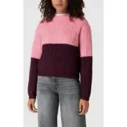 NWT Scotch & Soda Chunky Colorblock Sweater Wool/Alpaca Size M