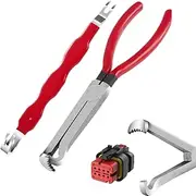 Electrical Disconnect Pliers - Wire Connector Separator Puller Kit | Auto Plug Remover Hand Tool for Car Repair, Mechanic Shop, Vehicle Maintenance, Cable Disconnection Work, Garage Hardware and Wirin