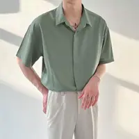 在飛比找momo購物網優惠-【Pure 衣櫃】韓版設計款垂墜感襯衫(男裝/雅痞/KDTY