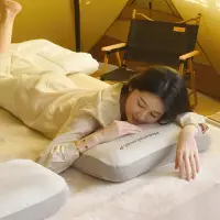 在飛比找momo購物網優惠-【DaoDi】2入組枕頭 回彈記憶枕露營旅行枕(記憶棉旅行枕