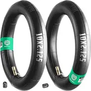 E-Scooter Inner Tube 10 x 2.125 - With Straight Valve - Compatible with the E-Scooter Tyres Ninebot Segway Scooter F25, F30, F40, etc. - Premium Quality for 10 Inch Electric Scooter Tyres