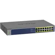 Netgear GS516PP Gigabit 16 Port Unmanaged Switching Hub (PoE+ x16 260W) Power Saving Design for Corporate