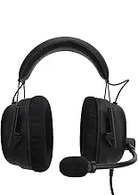 Gaming Headset for PC,Stereo 7.1 Virtual Surround Sound Gaming Headphones with Noise Cancelling Microphone,360‑Degree Freely Rotating Mic,for PC Laptop Gamers (Black)