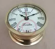 ️ MB Ship's Clock ⏳ | Solid Brass Nautical Maritime Timekeeper ⚓✨