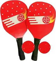 Table Tennis Paddles | Professional Pickle Ball Rackets,Compact Storage Case, 2 Paddles & 2 Balls, Sports Accessories for Adults Kids Beginners