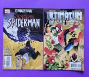 Lot Of 2 SPIDER-MAN Comic Books SINISTER #2 ULTIMATUM REQUIEM #2 NEW UNREAD 2009