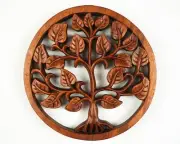 Tree of life Wall Art, Nature, Wall Decor, Wood Carving, Ornament, Grandma Gift