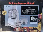 KitchenAid 11 cup Ultra Power Food Processor KFP600 White New in Opened Box