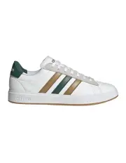 [Adidas] Grand Court 2.0 Shoes in White/Bronze/Green