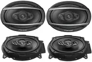 4 X Pioneer TS-A6960F 6" x 9" Inch 3-Way TS Series Coaxial Car Speakers Car Audi