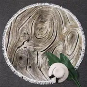 Wood Log Beach Towel