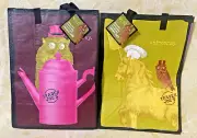 Trader Joe's 2-Pack UNI-CORNY PERKY Reusable Grocery Bag Tote -FREE SHIPPING-