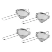 4PCS 8.5CM Cocktail Strainer Mesh Sieve Food Strainers Conical Tea Strainer